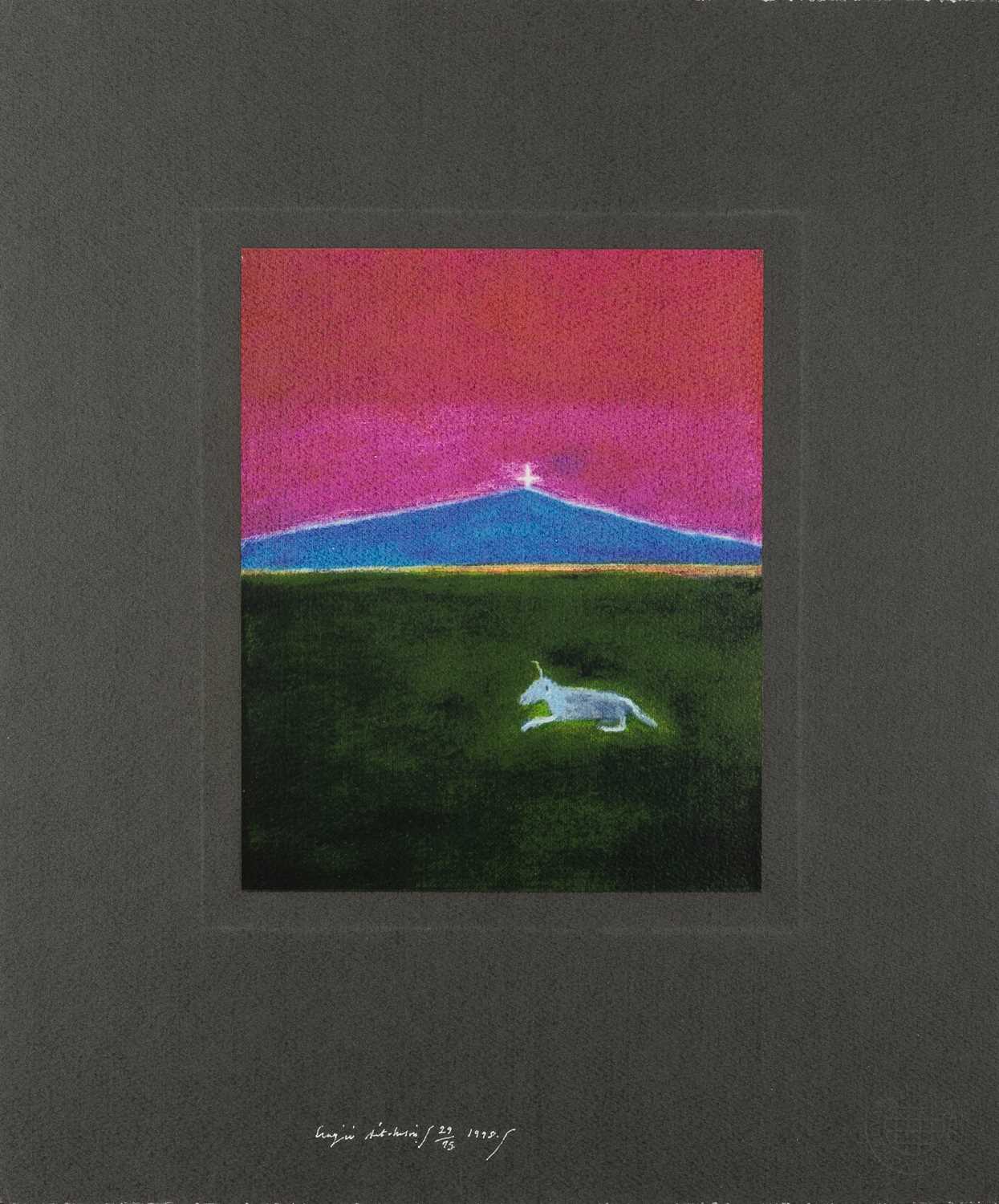 Lot Craigie Aitchison (1926-2009) Unicorn in a...