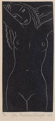 Lot 106 - John Buckland Wright (1897-1954) Nu. B, 1927...
