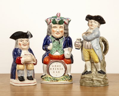 Lot 264 - Collection of Toby Jugs 19th Century, to...