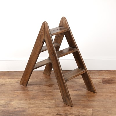 Lot 17 - Set of folding steps 20th Century, possibly...
