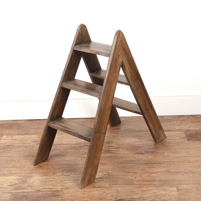 Lot 17 - Set of folding steps 20th Century, possibly...