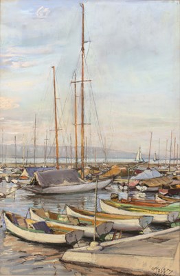 Lot 140 - Erna Plachte (German, 1893-1986) pastel study...