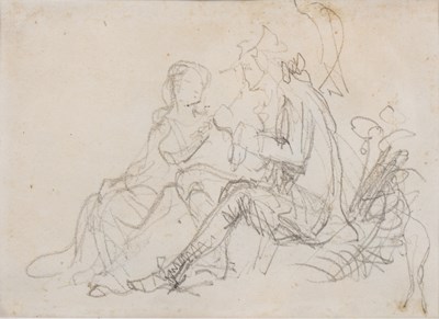 Lot 60 - Attributed to Samuel Bough (1822-1878) Harbour...