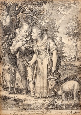Lot 61 - Jan Pietersz Saenredam (1565 - 1607) Spring,...