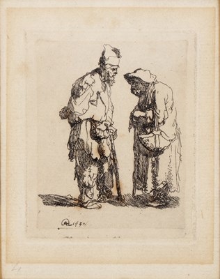 Lot 62 - Rembrandt Van Rijn (1609-1669) Beggar man and...