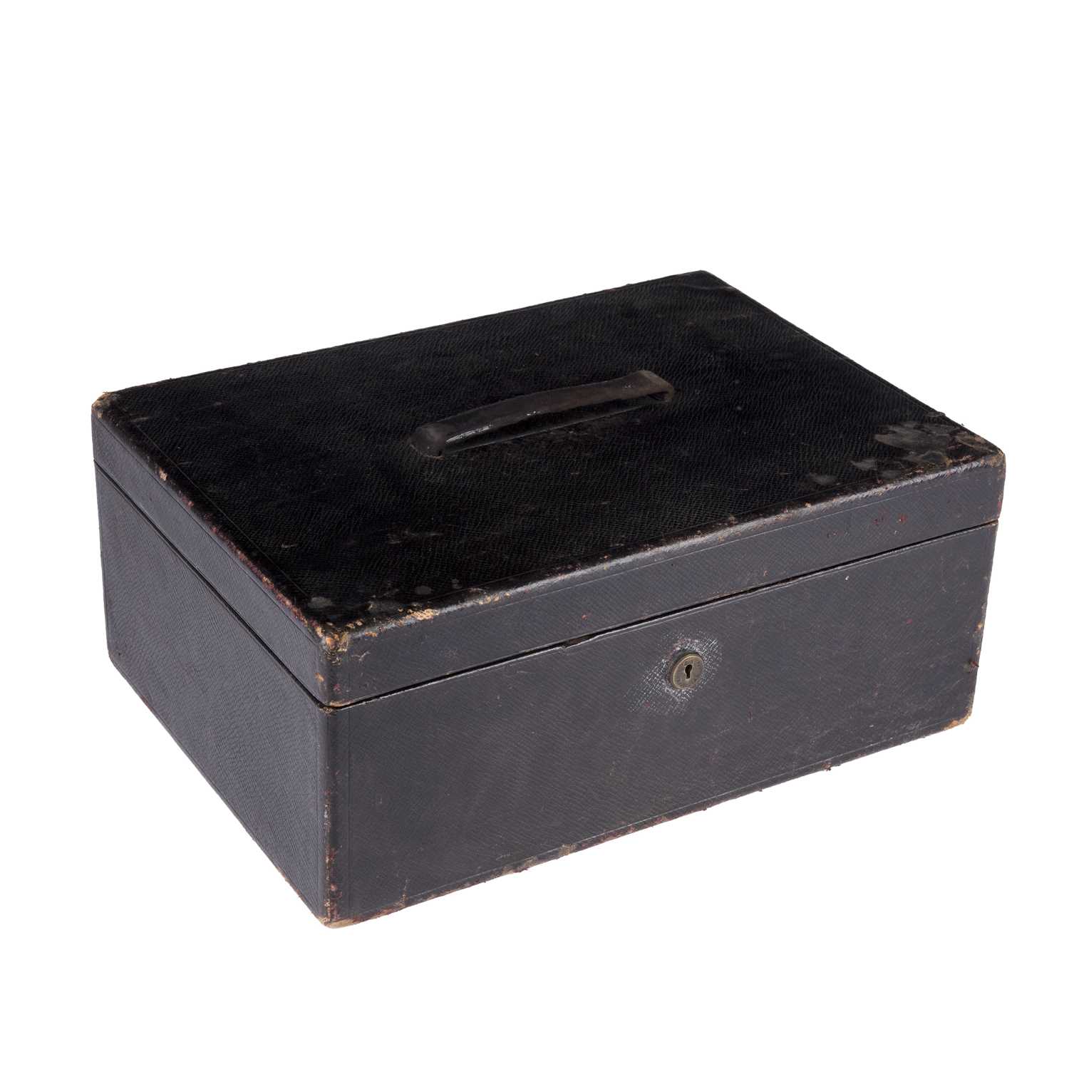 Lot 63 - A Victorian leather bound dispatch box by...