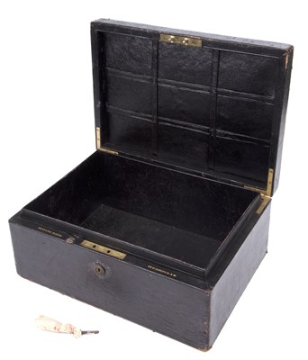Lot 63 - A Victorian leather bound dispatch box by...