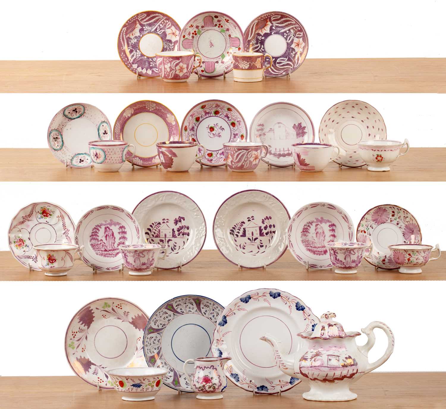 Lot 324 - Sunderland Lustreware to include two Hope,...