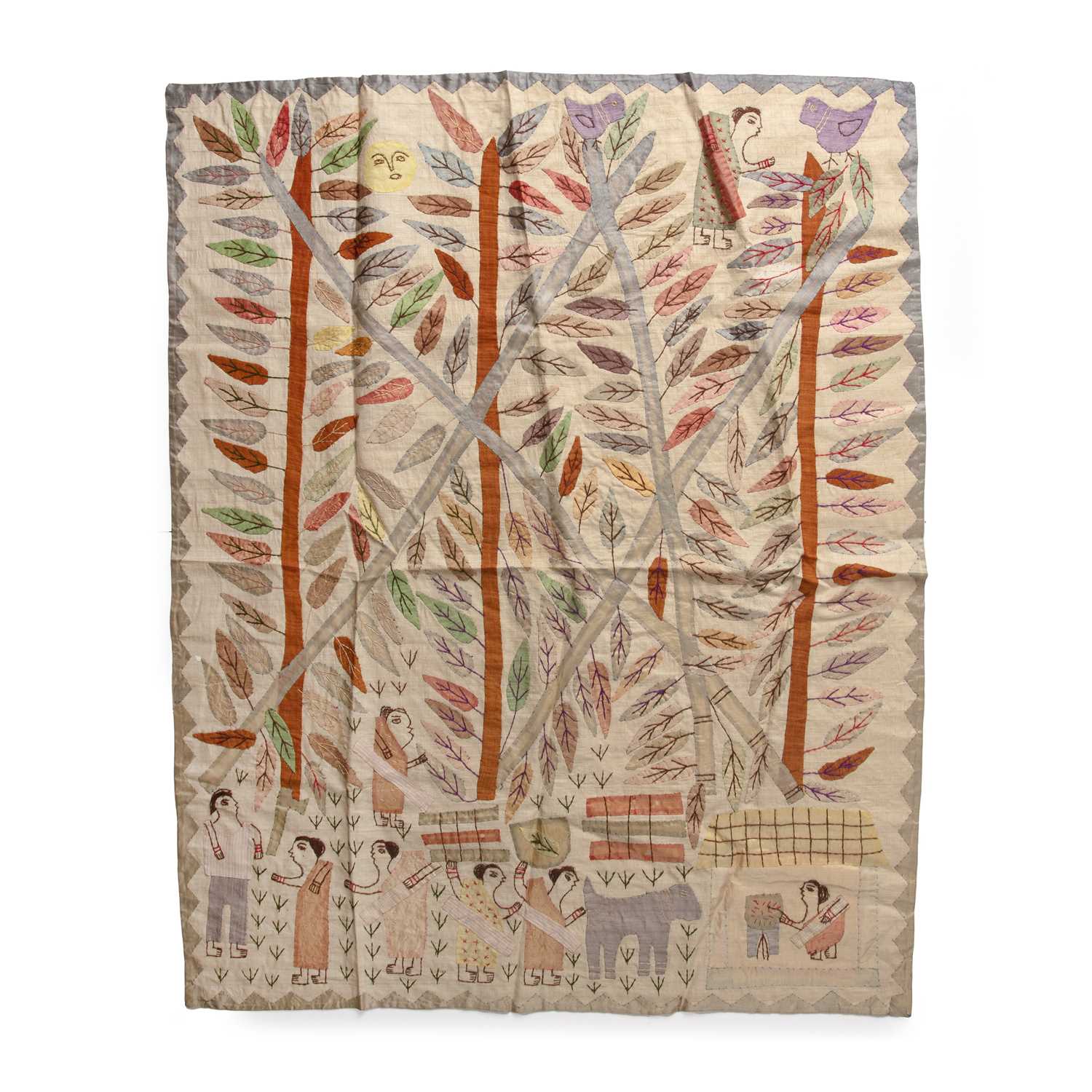 Lot 315 - Bengal style 20th Century, coverlet style...