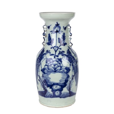 Lot 165 - A large 19th century Chinese celadon glaze...