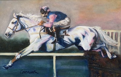 Lot 287 - Norman Cornish (1919-2014) Desert Orchid...