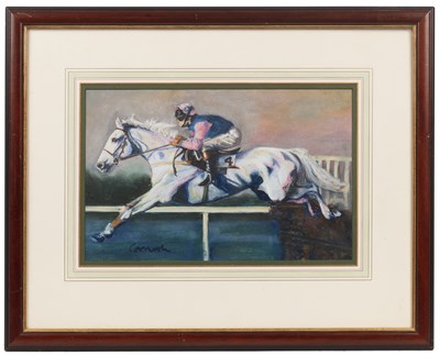 Lot 287 - Norman Cornish (1919-2014) Desert Orchid...