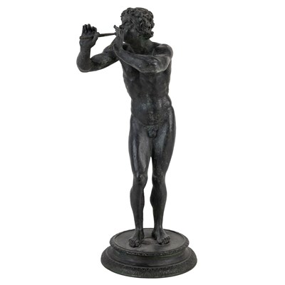 Lot 324 - A late 19th century Grand Tour bronze state of Pan
