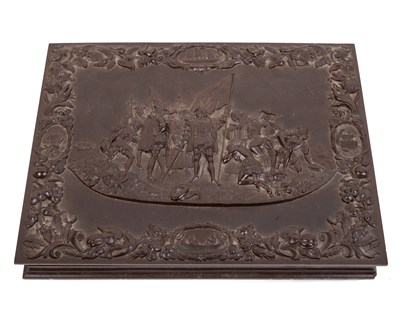 Lot 1048 - A full plate brown thermoplastic daguerreotype case