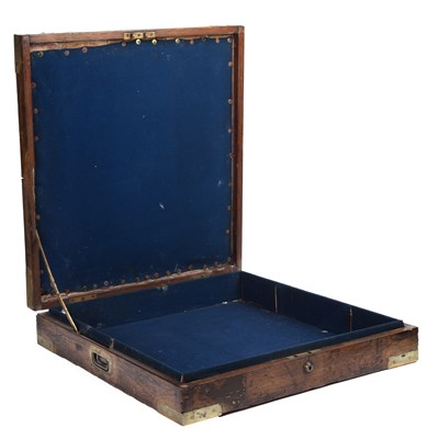 Lot 95 - A 19th century oak and silver box by Angell &...