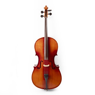 Lot 137 - A modern cello with single piece back, 78cms;...