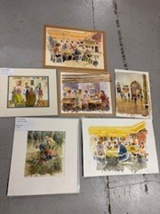 Lot 28 - Tony Herbert (1927-2024) 'The Art Class',...
