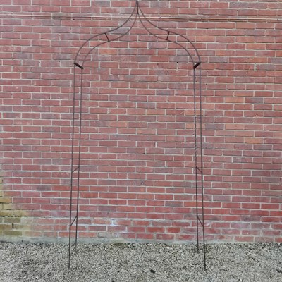 Lot 1557A - A wrought iron rose arch
