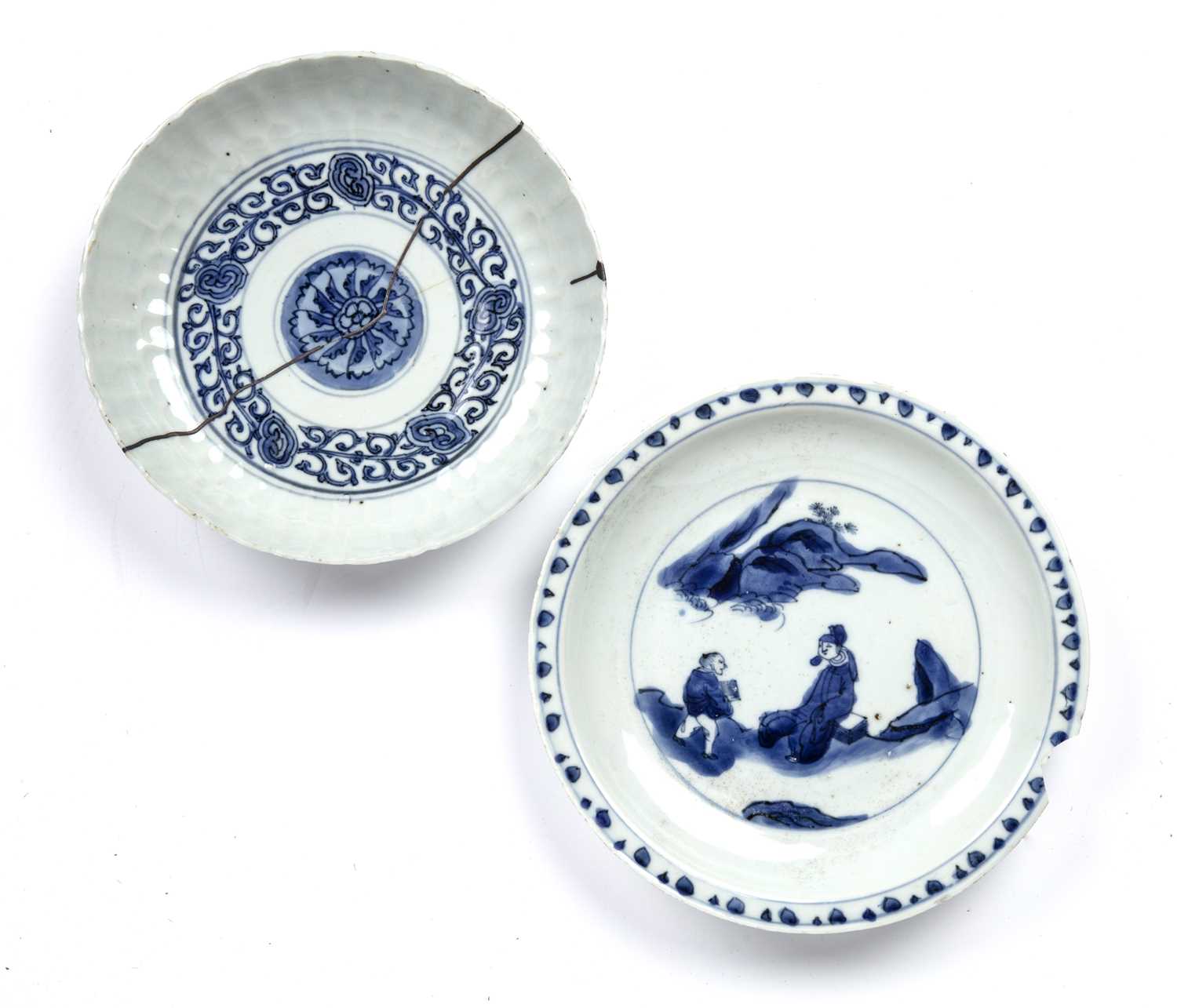 Lot 127 - Two blue and Ko Sometsuke blue and white...