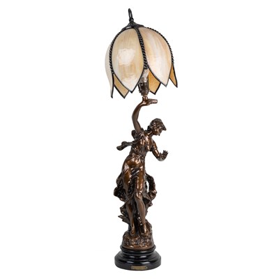 Lot 444 - An Art Deco table lamp