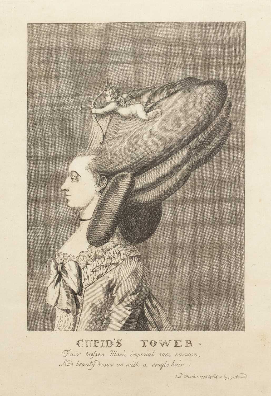Lot 40 - Matthew Darly (pubs) 'Cupid's Tower', etching,...