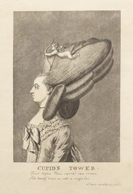 Lot 40 - Matthew Darly (pubs) 'Cupid's Tower', etching,...