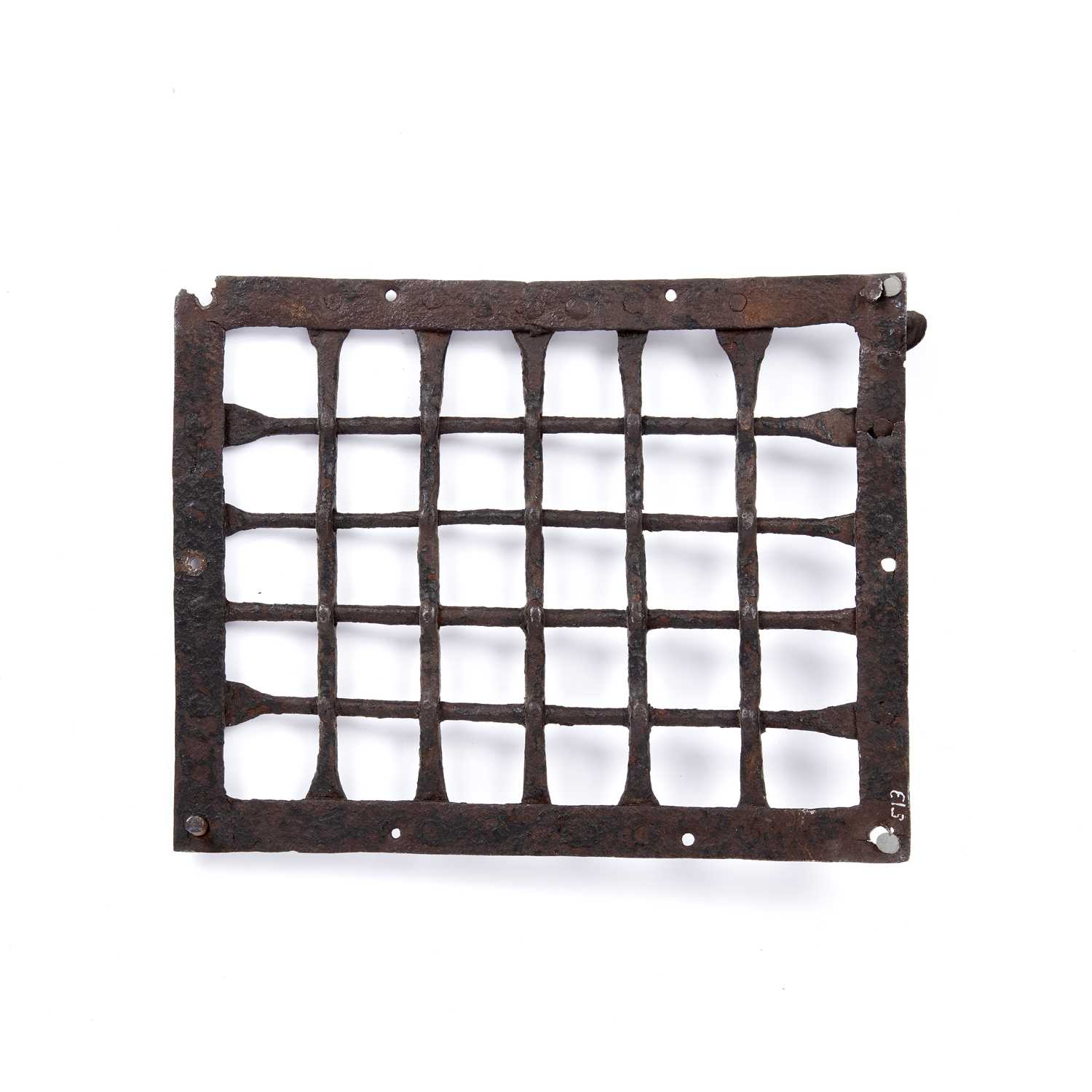 Lot 112 - A 15 century French window Grille "Guichet" of...