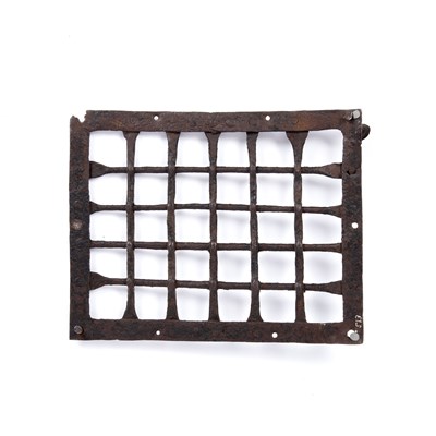 Lot 112 - A 15 century French window Grille "Guichet" of...