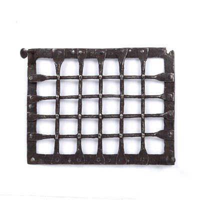 Lot 112 - A 15 century French window Grille "Guichet" of...