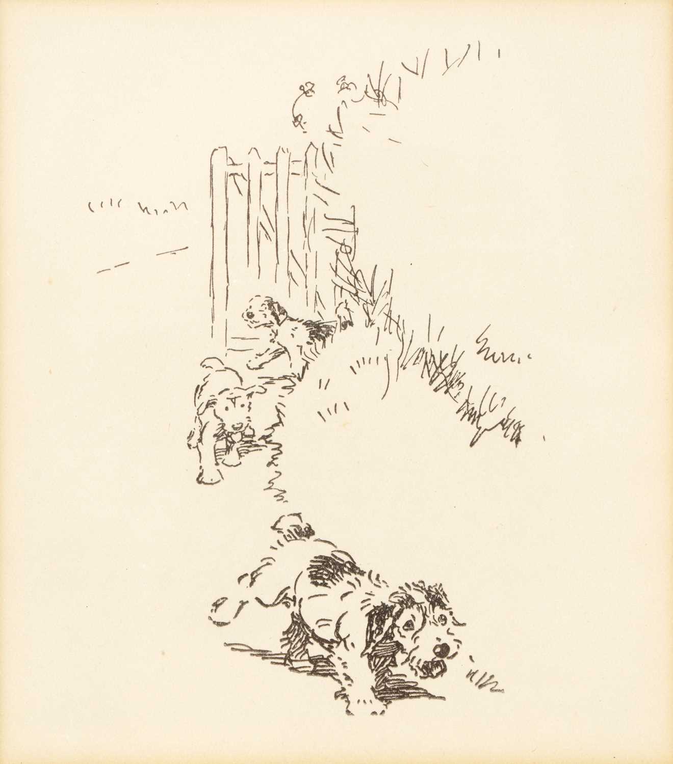Lot 190 - After Cecil Aldin (1870-1935) 'Puppies in the...