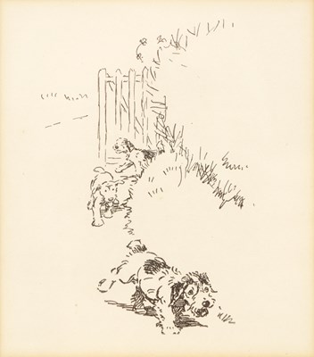 Lot 190 - After Cecil Aldin (1870-1935) 'Puppies in the...