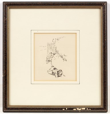 Lot 190 - After Cecil Aldin (1870-1935) 'Puppies in the...
