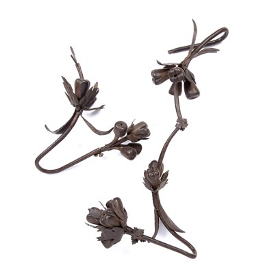 Lot 114 - A collection of antique iron work to include...