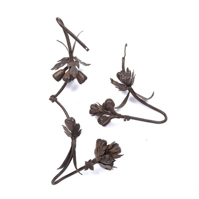 Lot 114 - A collection of antique iron work to include...