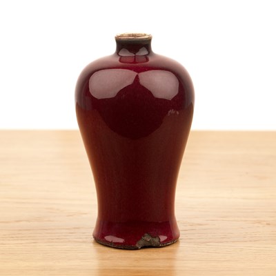 Lot 146 - Meiping sang de bouef vase Chinese, 19th...