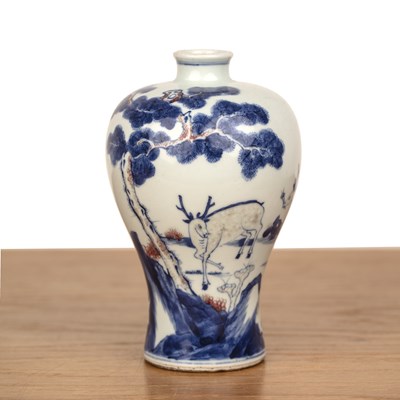 Lot 147 - Meiping vase with iron red decoration Chinese,...