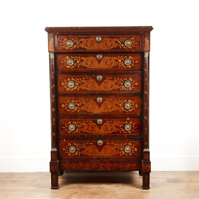 Lot 5 - Marquetry escritoire Dutch, Late 18th/Early...