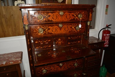 Lot 5 - Marquetry escritoire Dutch, Late 18th/Early...