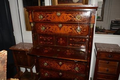 Lot 5 - Marquetry escritoire Dutch, Late 18th/Early...