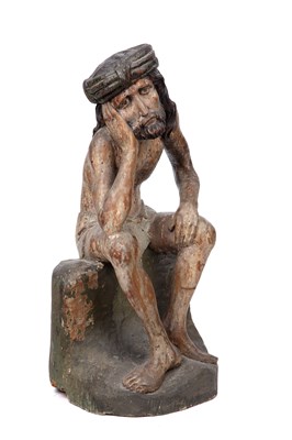 Lot 120 - A 15th/16th century Bavarian carved limewood...