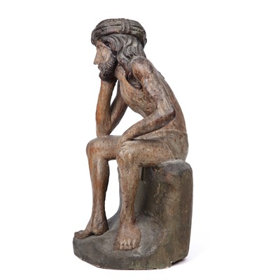 Lot 120 - A 15th/16th century Bavarian carved limewood...