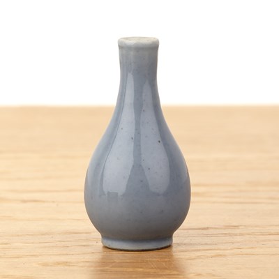 Lot 176 - Miniature clair de lune vase Chinese, 19th...