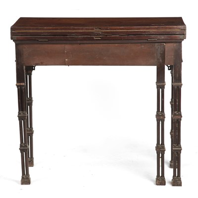 Lot 5 - A George III Chinese Chippendale mahogany two...