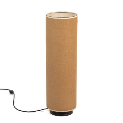 Lot 925 - Mid-Century School Floor lamp with hessian...