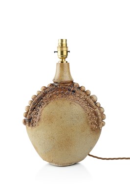 Lot 908 - Bernard Rooke (b.1938) Table lamp stoneware...