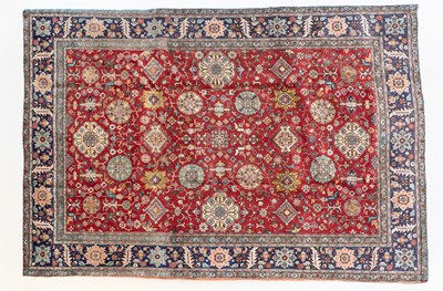 Lot 1264 - A tabriz-style carpet