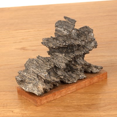 Lot 183 - Scholar's rock Chinese, Qing Dynasty dark grey...