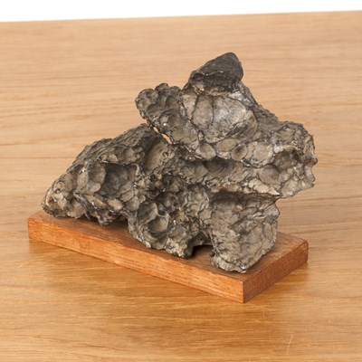 Lot 183 - Scholar's rock Chinese, Qing Dynasty dark grey...