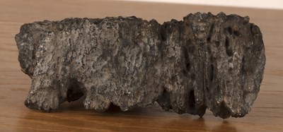 Lot 183 - Scholar's rock Chinese, Qing Dynasty dark grey...
