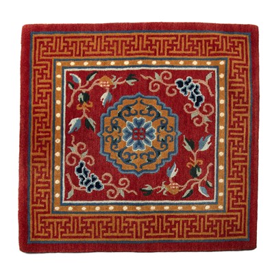 Lot 217 - Meditation mat Tibetan, 20th Century or later...